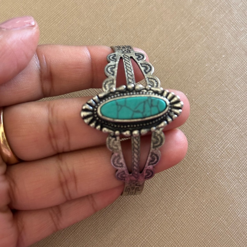 Lucky Brand Turquoise Cuff Bracelet